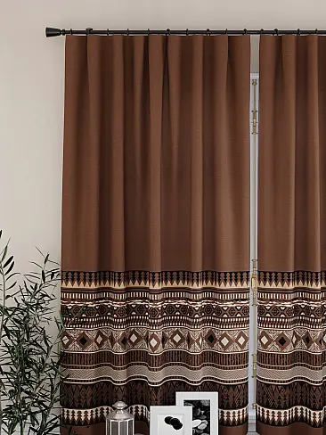 Шторы коричного цвета для кухни - Страница 4 9925500 - 4