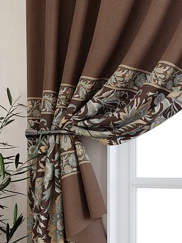 Шторы коричного цвета для кухни - Страница 3 9925501 - 3