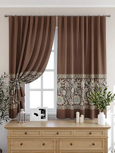 Шторы коричного цвета для кухни - Страница 3 9925501 - 7