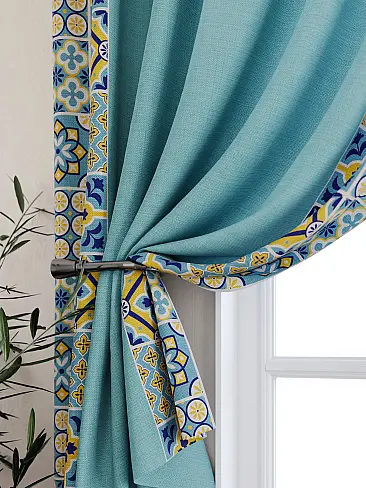 Бирюзовые шторы в Ростове-на-Дону 9925513 - 3