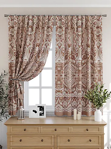 Шторы коричного цвета для кухни в Иркутске - Страница 18 9925526 - 7