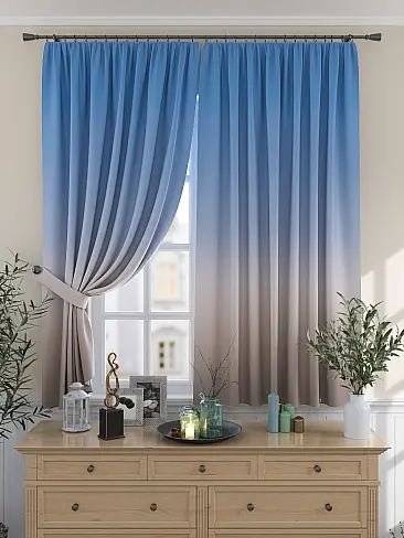 Шторы голубого цвета для кухни в Новокузнецке - Страница 17 9925532 - 2