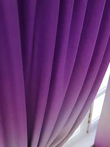 Шторы сиреневого цвета для кухни 9925541 - 6