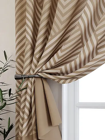 Шторы коричного цвета для кухни в Иркутске - Страница 7 9925549 - 3