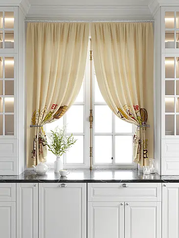 Шторы бежевого цвета для кухни - Страница 2 9920726 - 6