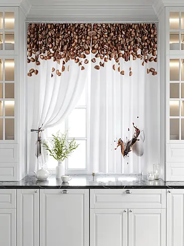 Шторы коричного цвета для кухни - Страница 8 9920741 - 7