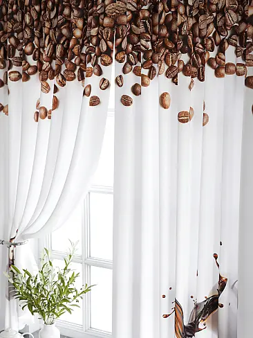 Шторы коричного цвета для кухни - Страница 8 9920741 - 4