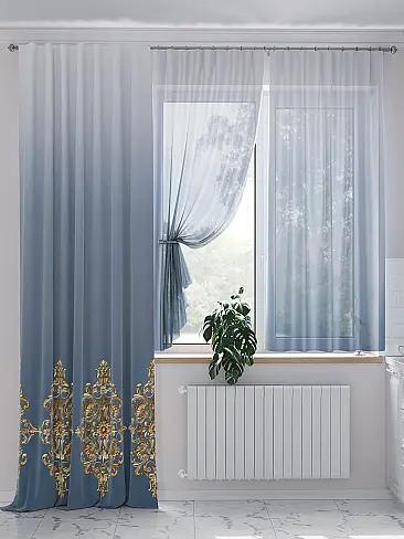 Длинные комплекты штор в Липецке 9524158 - 3