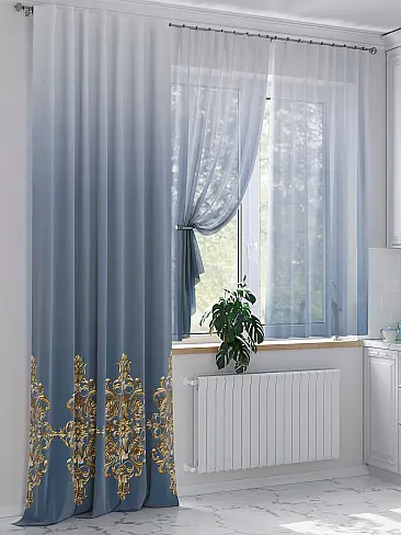 Длинные комплекты штор в Липецке 9524158 - 5