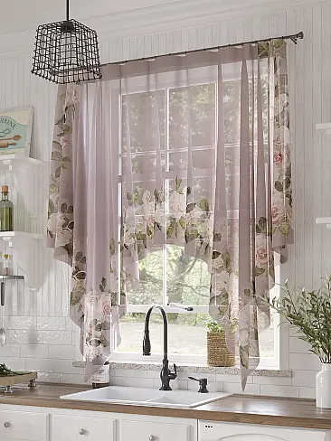 Шторы вуаль с мелким рисунком 71534051 - 2