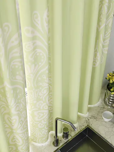 Шторы зеленого цвета для кухни - Страница 3 9925642 - 6