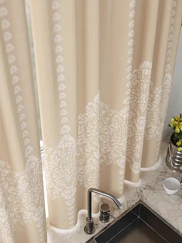 Шторы бежевого цвета для кухни - Страница 3 9925652 - 6