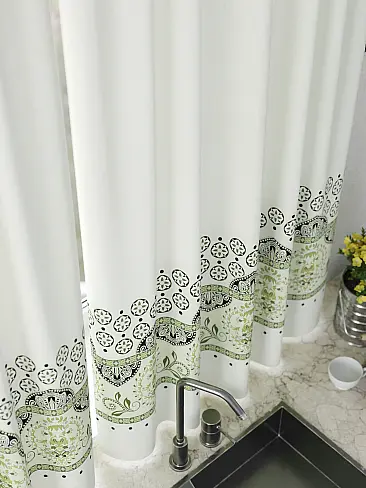 Шторы зеленого цвета для кухни - Страница 3 9925659 - 6