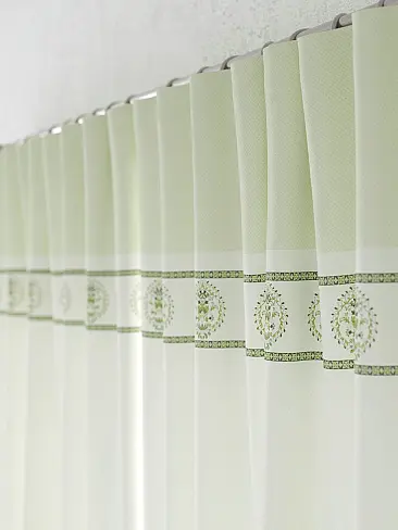 Шторы зеленого цвета для кухни - Страница 3 9925659 - 7