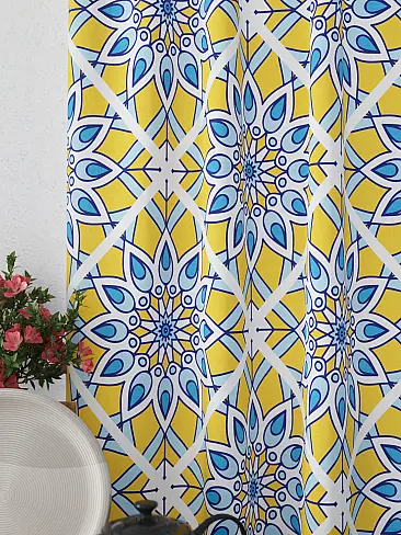 Шторы голубого цвета для кухни в Новокузнецке - Страница 18 9925680 - 4