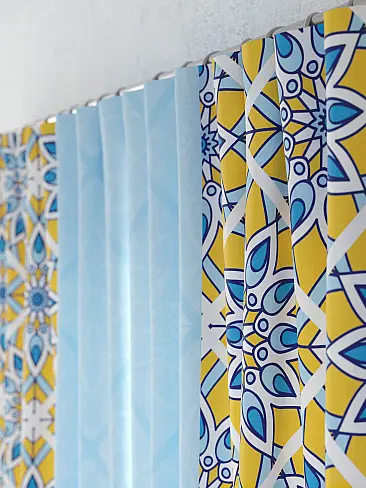 Шторы голубого цвета для кухни в Новокузнецке - Страница 18 9925680 - 7