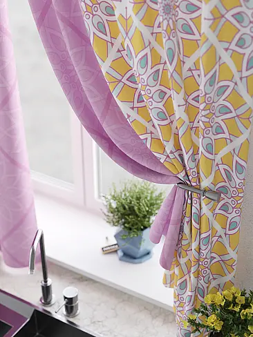 Шторы голубого цвета для кухни в Новокузнецке - Страница 16 9925683 - 5