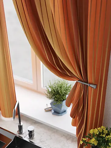 Шторы кирпичного цвета для детской 9925675 - 5