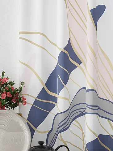 Шторы голубого цвета для кухни в Новокузнецке - Страница 19 9925628 - 4