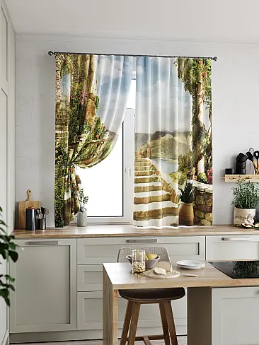 Занавески с природным рисунком 9920080 - 6