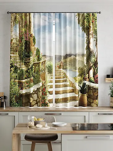 Занавески с природным рисунком 9920080 - 3