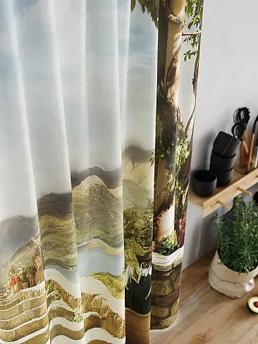 Занавески с природным рисунком 9920080 - 4