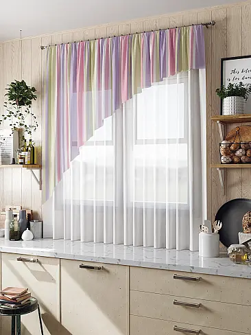 Тюль вуаль в полоску в Новокузнецке - Страница 3 71516003 - 2