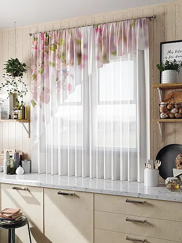 Шторы нейлон для кухни в Иркутске 71516021 - 2