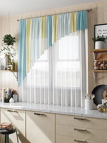 Тюль вуаль в полоску в Новокузнецке - Страница 2 71516007 - 2