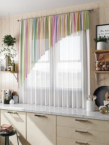 Тюль вуаль в полоску в Новокузнецке - Страница 2 71516005 - 2