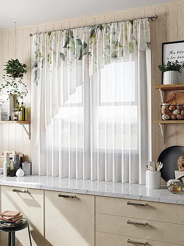 Шторы из тюля вуали короткие в Пензе - Страница 15 71516047 - 2