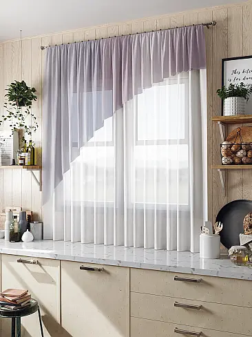 Шторы из тюля с мелким рисунком американского произодства 71516036 - 2