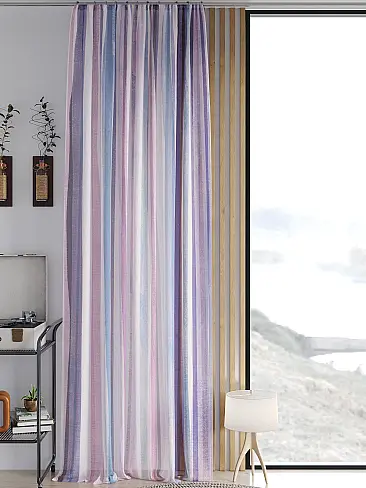 Шторы лилового цвета для зала 71542199 - 2