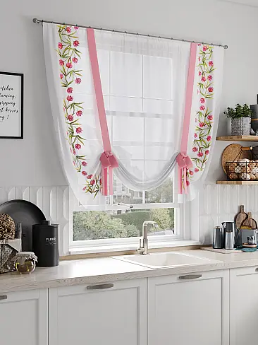 Шторы нейлон для кухни 71518019 - 2