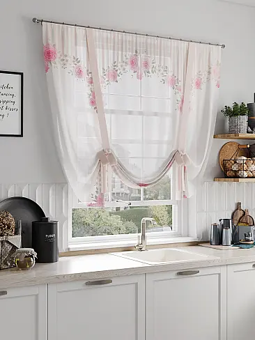 Шторы нейлон для кухни 71518108 - 2