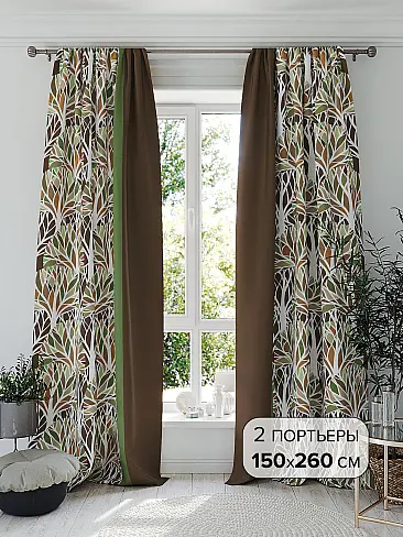 Полупрозрачные шторы из полиэстера 9940919 - 2