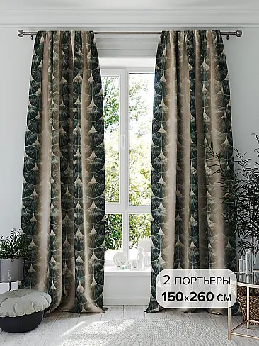 Легкие шторы для гостиной 9940944 - 2