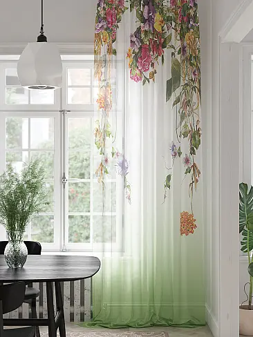 Шторы вуаль с мелким рисунком в Екатеринбурге 71974298 - 2
