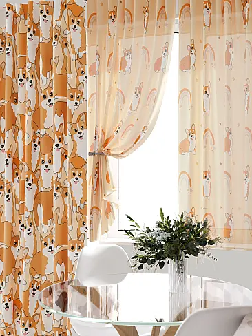 Шторы рыжего цвета для кухни - Страница 3 9549023 - 4