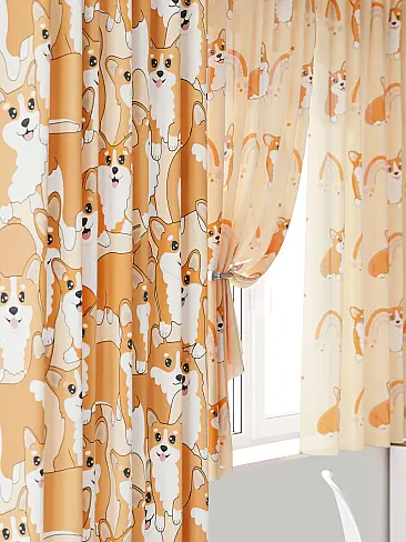 Шторы рыжего цвета для кухни - Страница 3 9549023 - 5