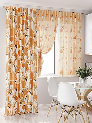 Шторы рыжего цвета для кухни - Страница 3 9549023 - 6