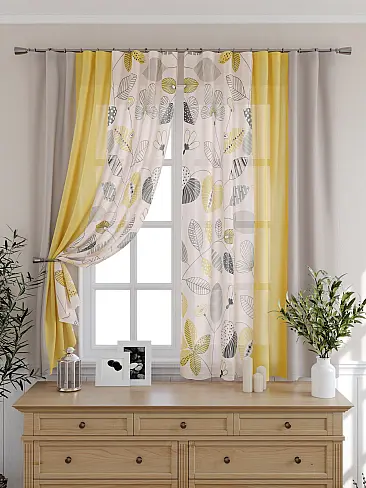 Шторы из тюля желтого цвета - Страница 6 4930872 - 2