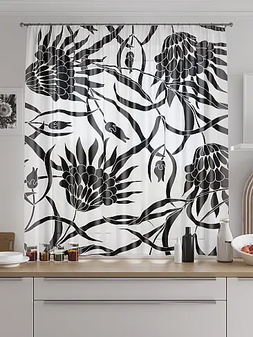 Шторы нейлон для кухни 71519095 - 2