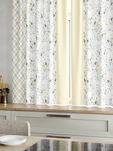 Шторы для дачи в клетку 9920136 - 5