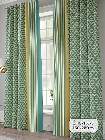 Шторы бирюзового цвета для детской - Страница 3 9941187 - 2