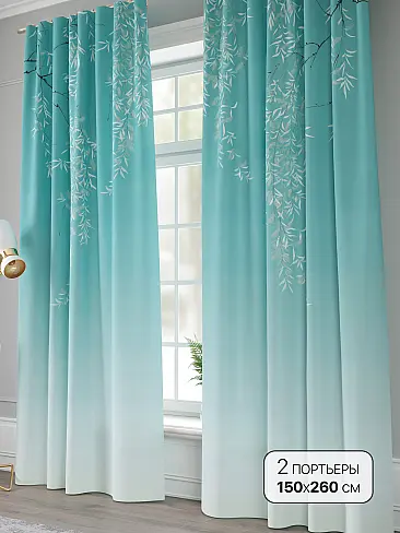 Шторы бирюзового цвета для детской - Страница 3 9941252 - 2