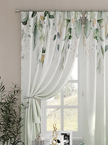Короткие шторы на крючках в Кемерове 9576115 - 4