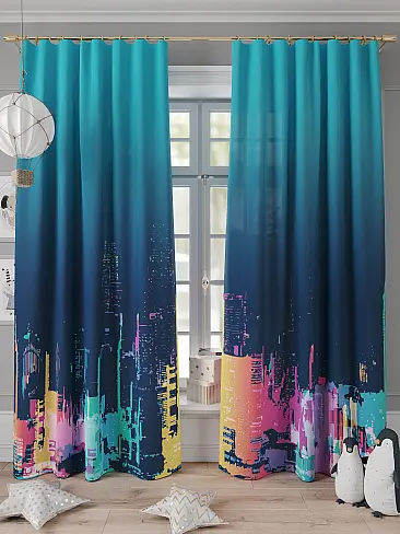 Шторы бирюзового цвета для детской - Страница 5 9941130 - 2