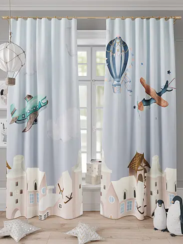 Шторы синего цвета для детской - Страница 16 9941139 - 2