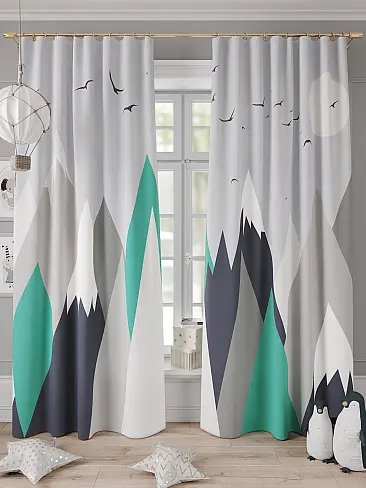 Шторы бирюзового цвета для детской - Страница 4 9941137 - 2